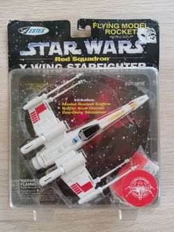 Vintage Estes Star Wars Red Squadron X-Wing Starfighter Flying Model Rocket - EST 1810 - BRAND NEW IN BOX