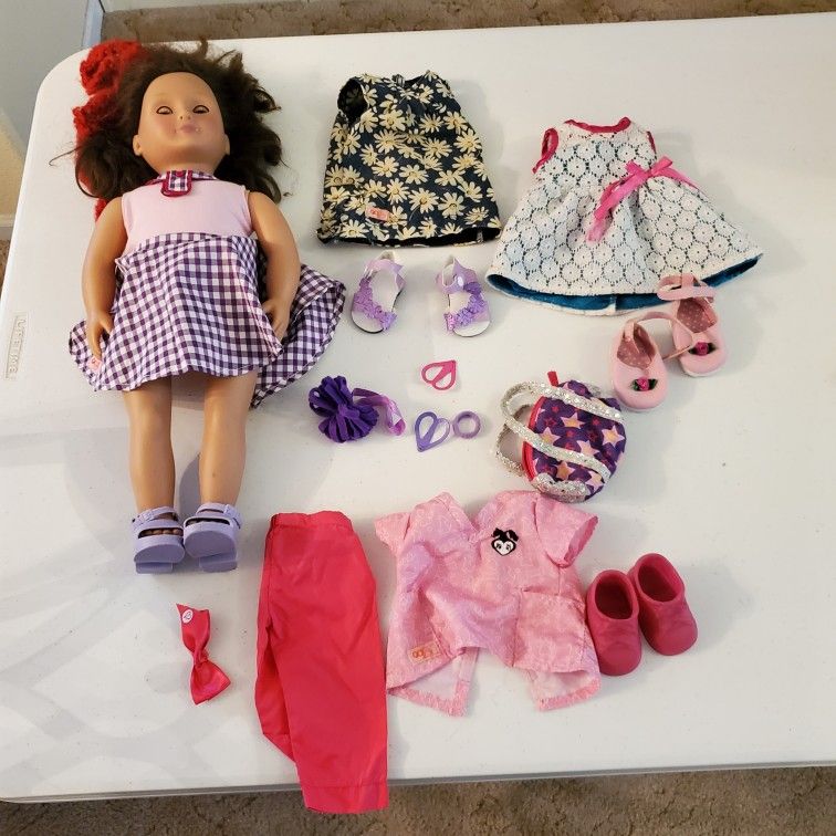 Our Generation Doll With Clothes