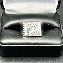 925 Sterling silver Cz Men’s Ring size 9.5