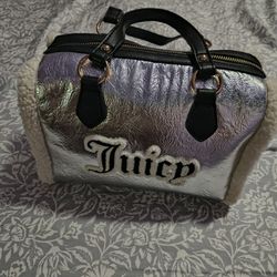 Juicy Couture Metallic Shear Genius Satchel 