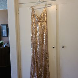Formal Sequins Dress