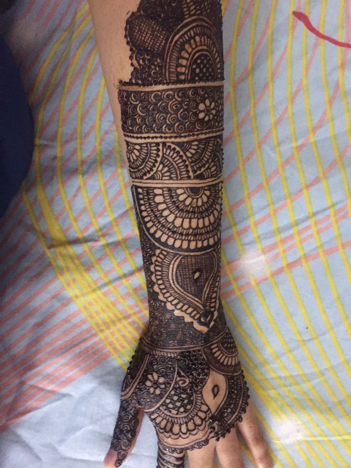 Desi bridal henna