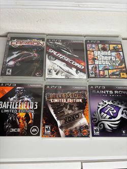 PS3 Games – GTA V, Need for Speed, Split/Second & More
