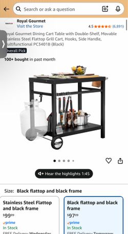 Brand New Dining Cart Royale Gourmet