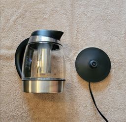 Glass Electric Kettle with Tea Infuser
