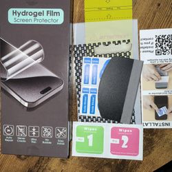 Hydrogel Privacy Screen Protector For iPhone 15/15 Pro