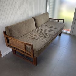 Mid Century Modern Cane Couch