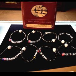 PGA Golf Player Beaded Handmade Hematite Bracelets(See Description For Individual Pricing) 