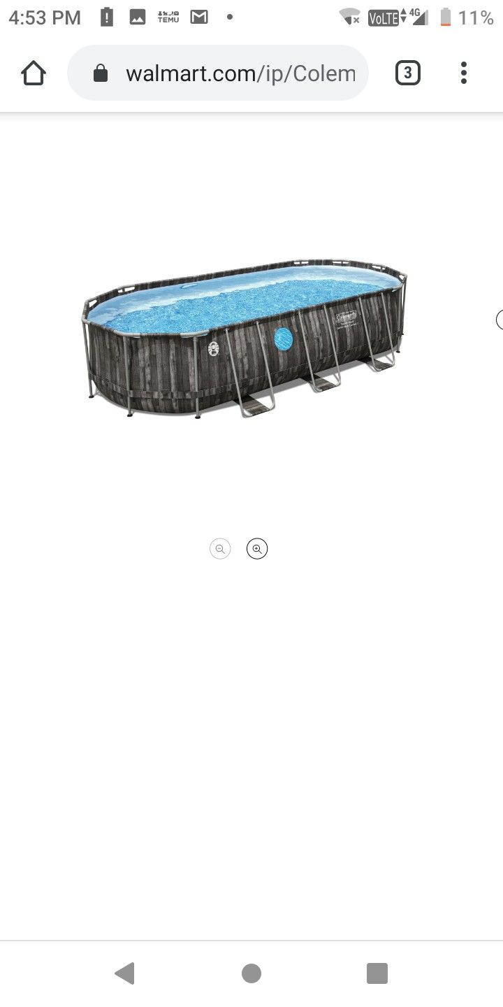 Coleman Over The Ground Pool