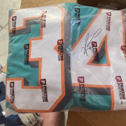 Williams signed Dolphins Custom Jersey  