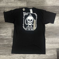 Men’s Vans Skull Face Black shirt L