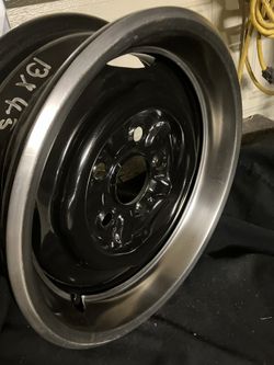 13x4.5 Ford Steel Wheels 5 Lugs Older Model