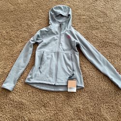 Women’s small North Face gray and pink jacket
