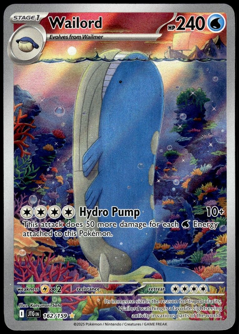 Wailord #162 Pokemon Journey Together