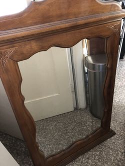 Real Wood Mirror