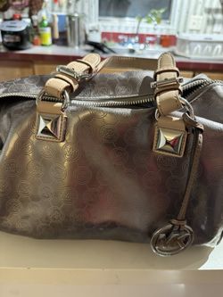 Pewter Michael Kors Purse 