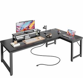 53" L Shaped Computer Desk