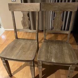 $100 For Two Dinning Chairs 