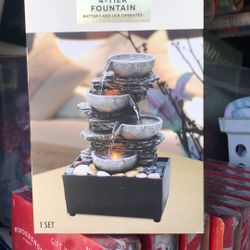 New In Box Never Open Led  4-tier Fountain .
