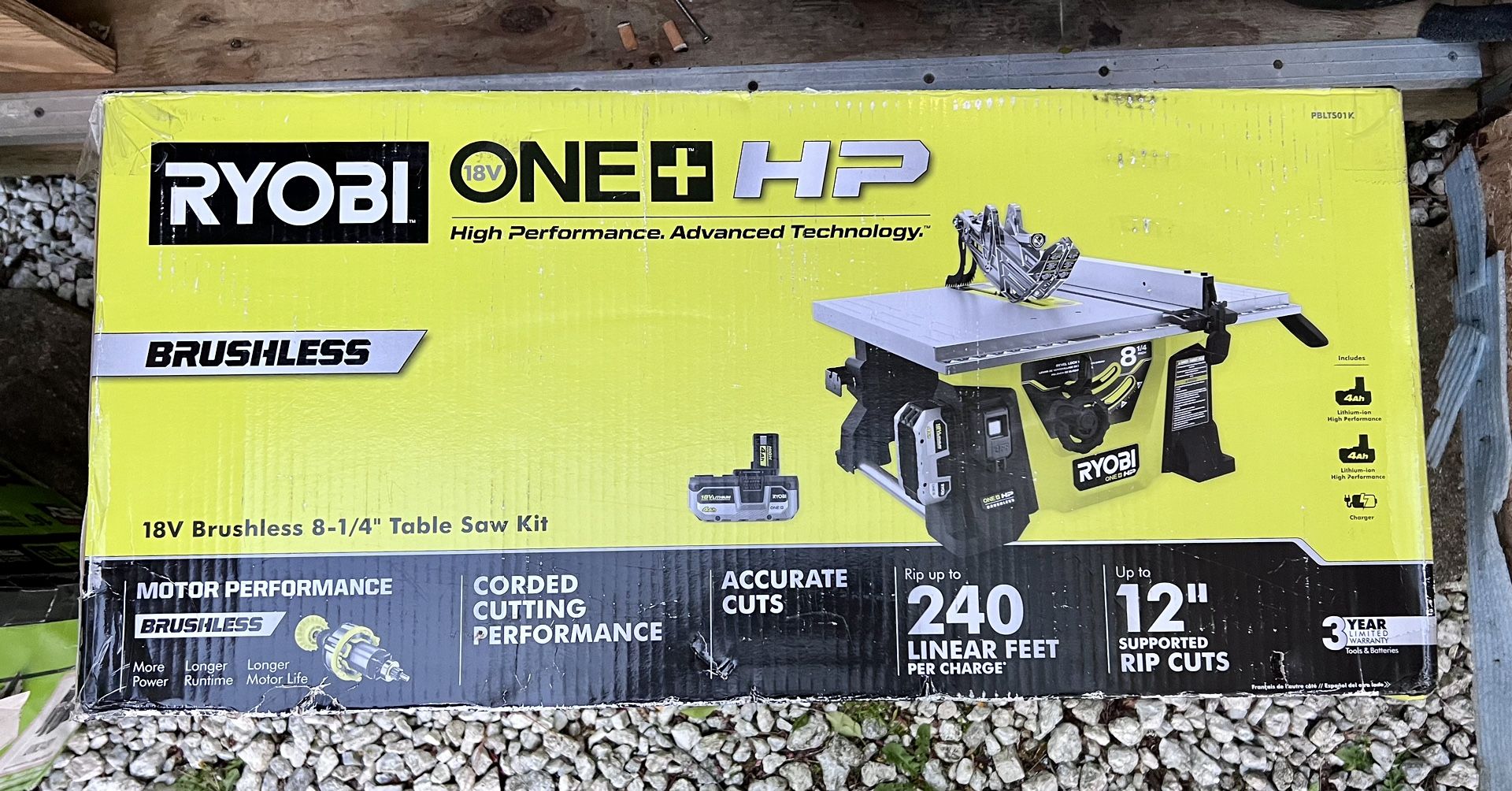 Ryobi Table Saw Kit 18v