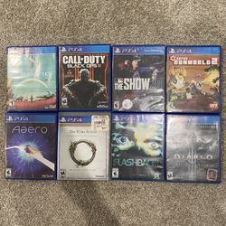 PS4 Disk Games