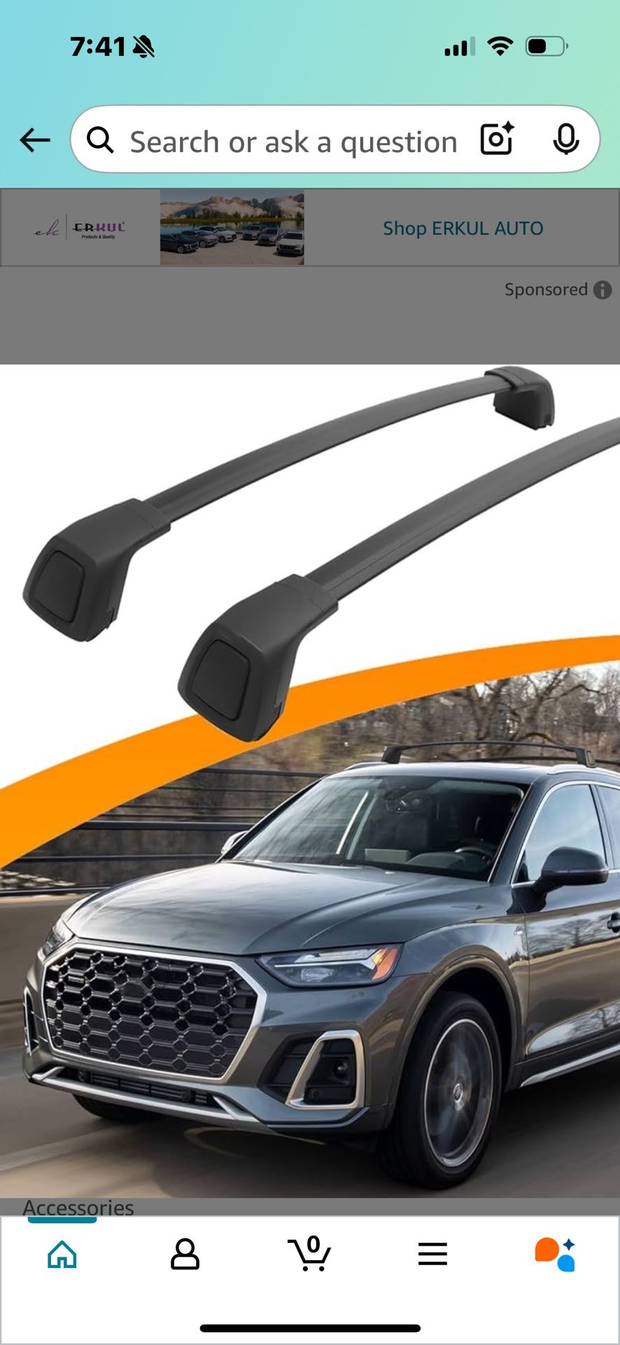 Audi q5 2015 Luggage Bars Still In The Box