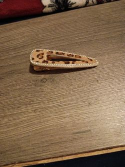 Leopard Print Hair Clip