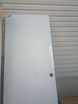 Fire retardant metal door for garage to house entrance