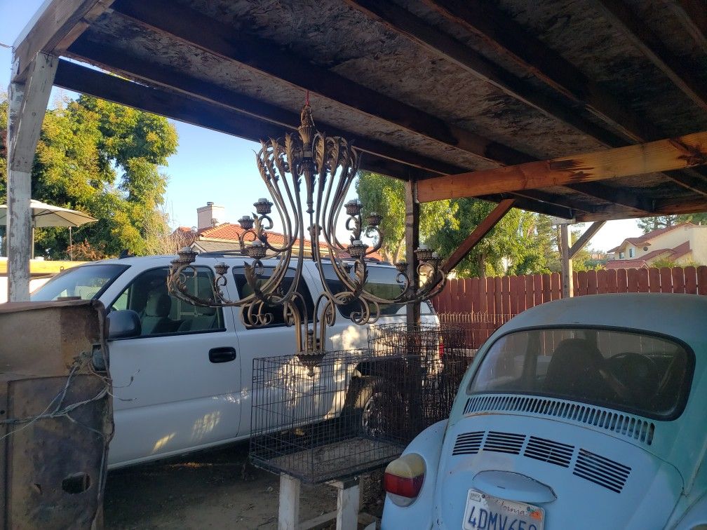 Huge Chandler / Candlabra Lamp