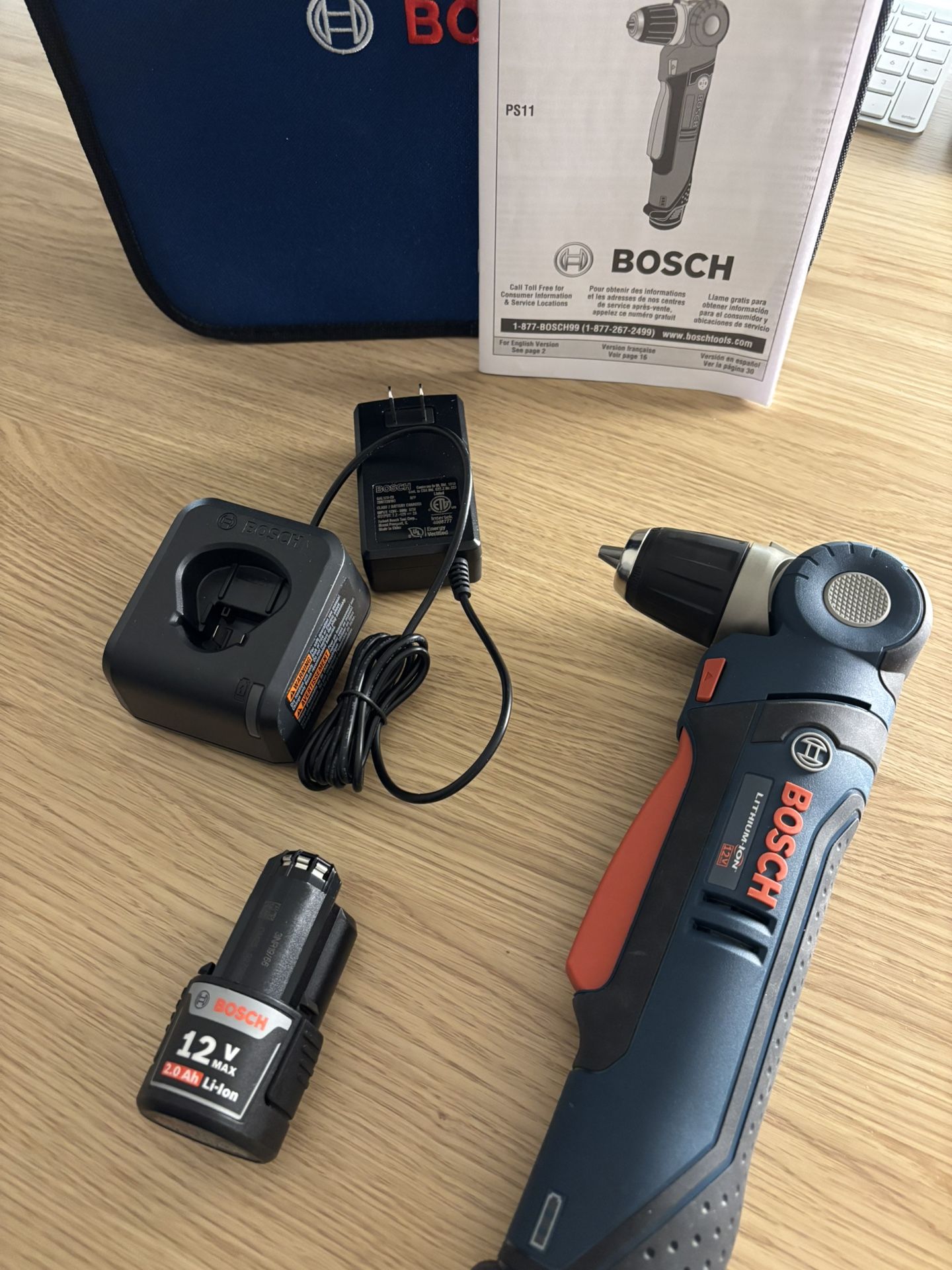 BOSCH 12V Right Angle Drill/Driver Set