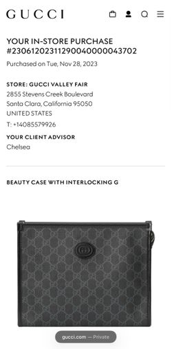 Gucci clutch with Interlocking G - 40% off