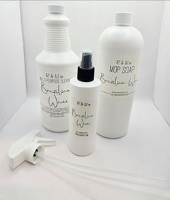 R&W Co Brazilian Waves Cleaning Bundle Mop Soap Multi-Purpose Cleaner Refill