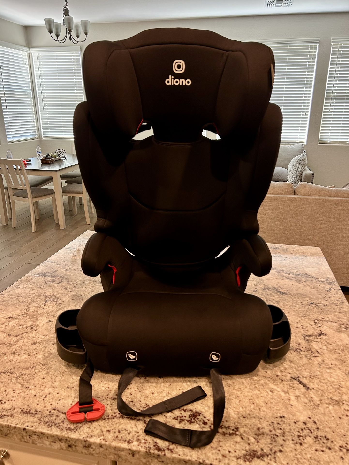 Diono Car Seat, Expandable Height, Detachable - $80
