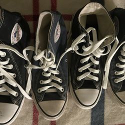 Converse- 2 Pairs- Black and Navy 