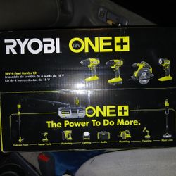 Ryobi ONE+ 18V Cordless 4-Tool Combo Kit 