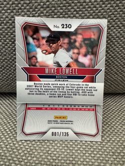 Mike Lowell 2026 Panini Prizm Baseball #230 001/135