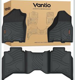 Floor Mats for Dodge RAM 1500/2500/3500 Crew Cab 2013-2018 & for 1500 Classic 2024-2019 Crew Cab (Not Fit Quad/Mega/Regular Cab)