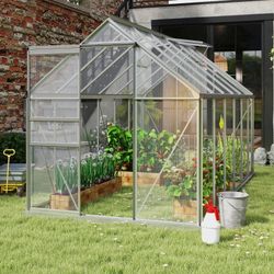 Outsunny Greenhouse 12' x 6' x 6.5' (Aluminum Frame)
