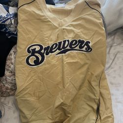 Brewers Windbreaker Long Sleeve