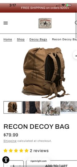 Rig Em Right mesh recon Decoy Bag