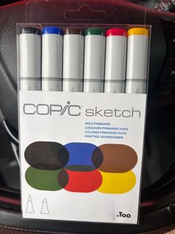 Copic Sketch Bold Primaries 6-Marker Set