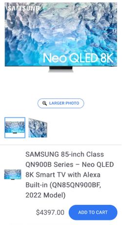 Samsung 85 Inch Neo QLED 8K TV QN900B