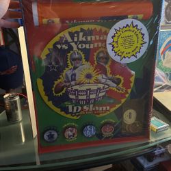 Vintage New 1995 Troy Aikman Vs Steve Young TD SLAM Milk Cap Pog Slammers Game 