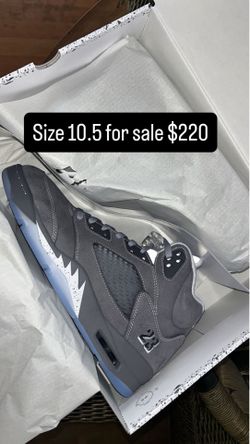 Wolf Grey 5s Men’s size 10.5