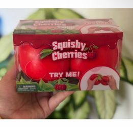 Squishy Cherries Stress Toy Set