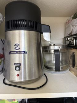 CO-Z 4L Brushed Stainless Steel Countertop Distiller Machine