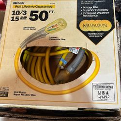 Woods 10/3   15AMP  50ft  Cord.  $40