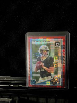 2025 Panini Donruss - Rated Rookie Tyler Shough #304 Optic Preview Red Pandora