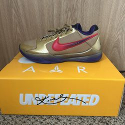 Nike Kobe 5 Protro Undefeated Hall of Fame Size 9
