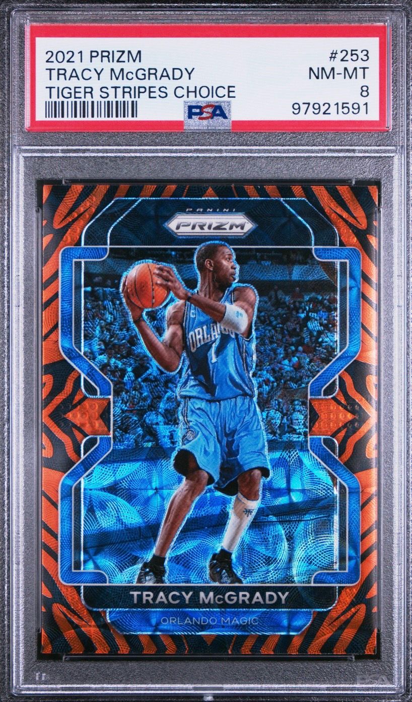 Tracy McGrady Tiger psa 8